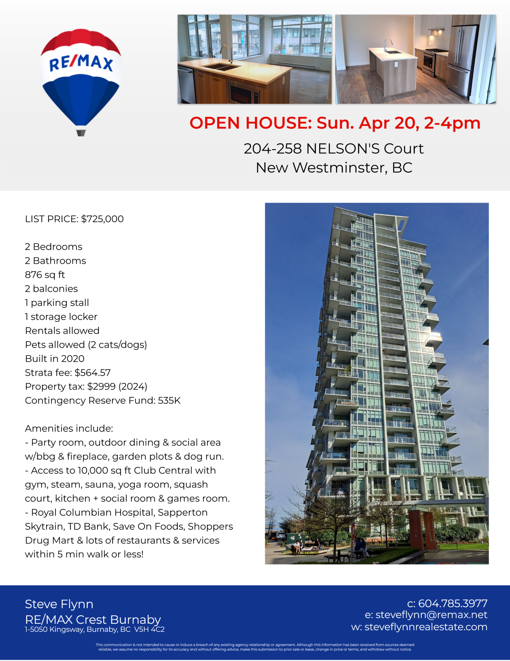 Open House today, 2:00PM - 4:00pm!