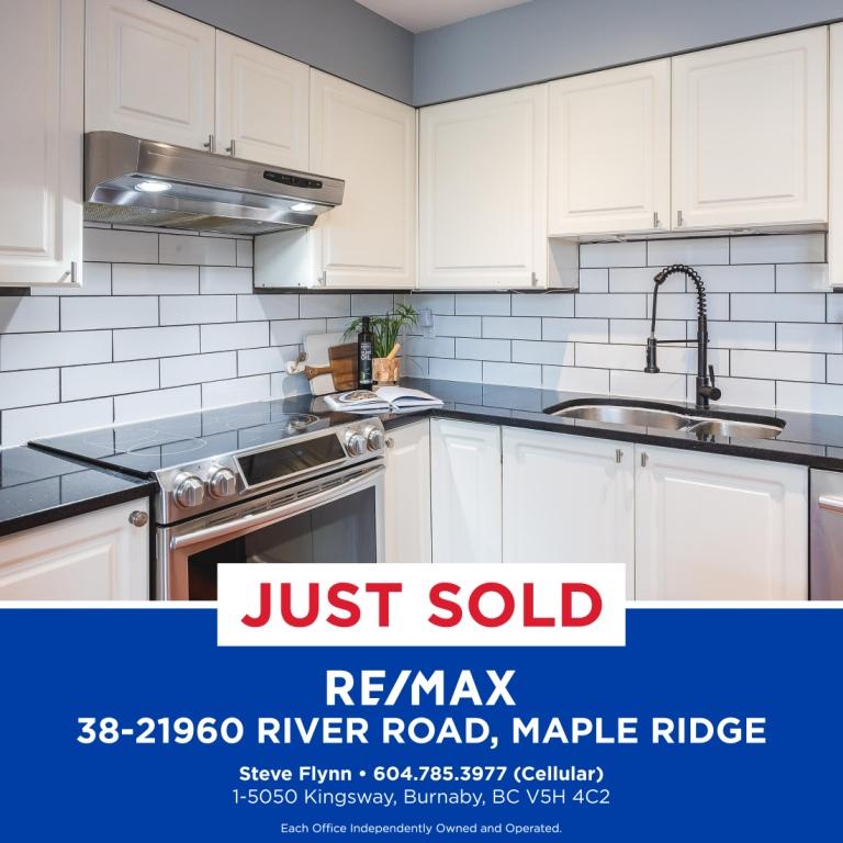 JUST SOLD: 38-21960 RIVER ROAD, Maple Ridge!